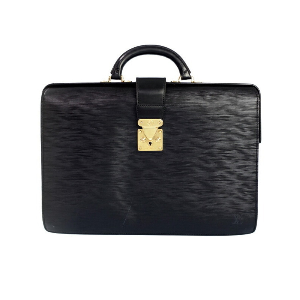 Louis Vuitton Epi Serviette Fermoir Business Bag